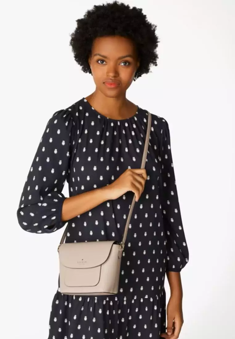 Kate spade tan and black crossbody cheap