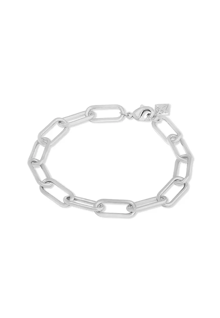 Buy Wanderlust + Co Harper XL Chain Silver Bracelet 2024 Online ...