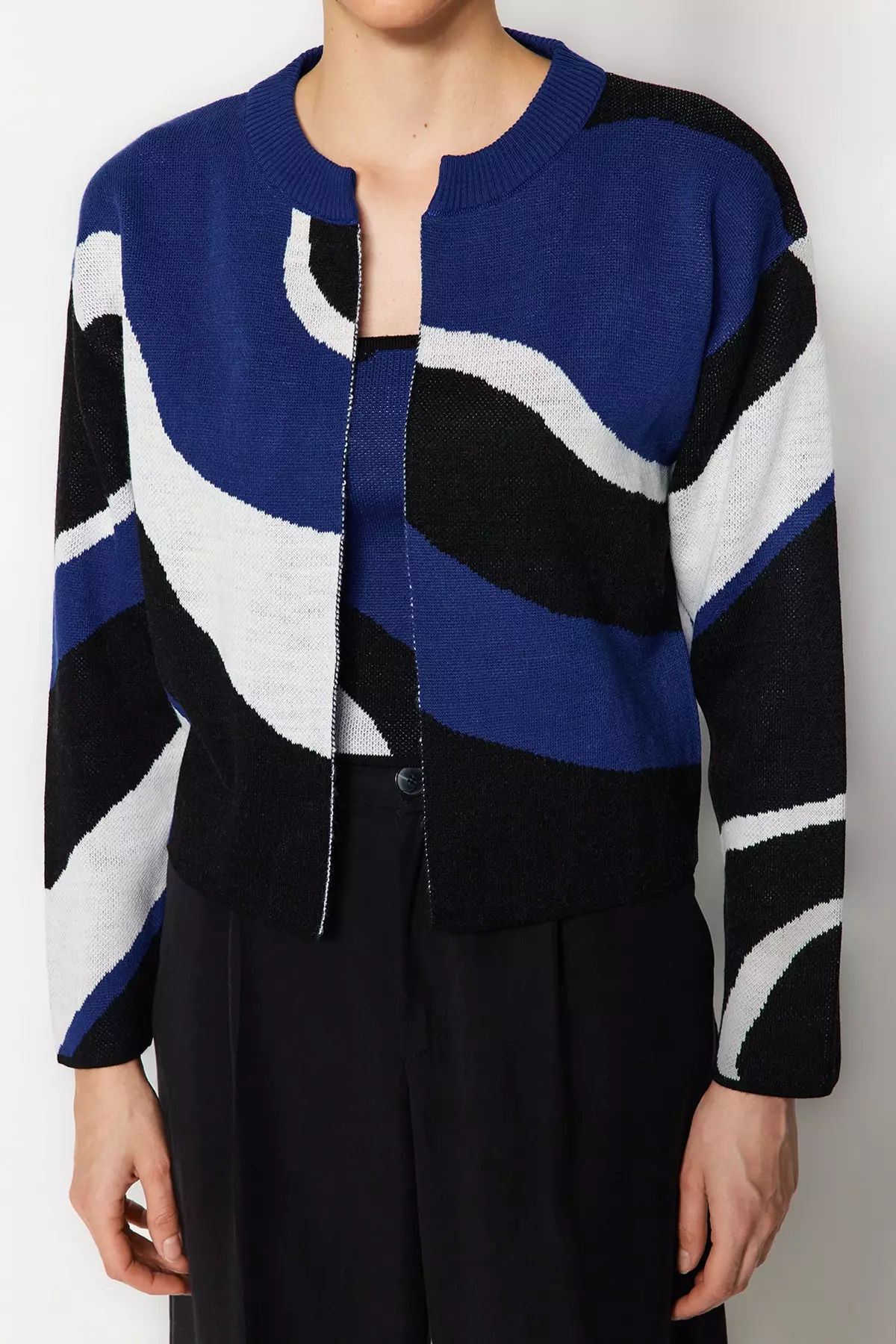 Cardigan with tank top top