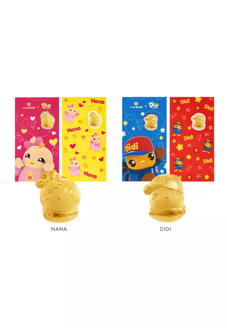 HABIB Didi & Friends Collection Set | 999.9 Gold Wafer (0.60g)