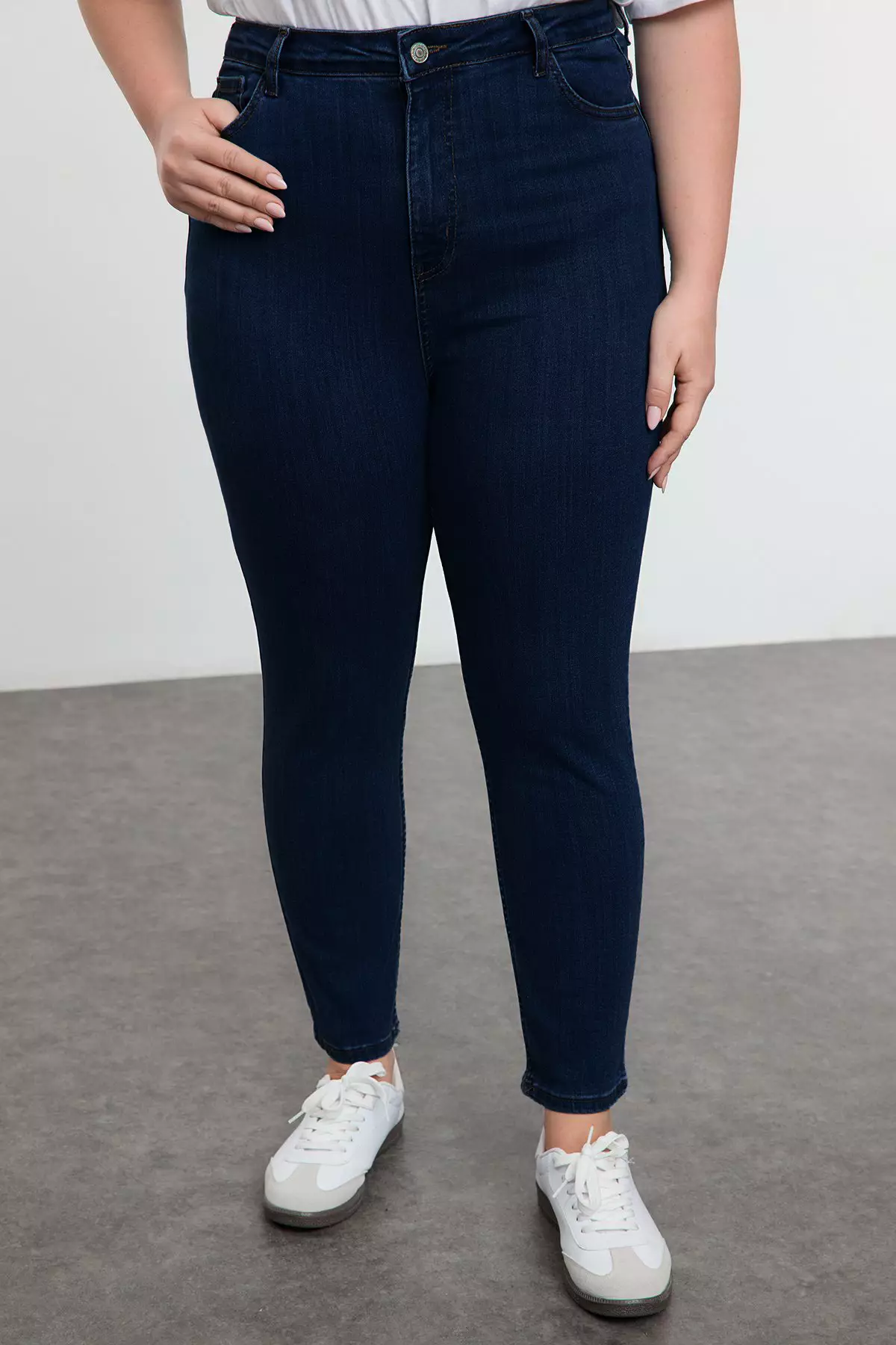 Blue Yuksel Waist Slimmer Plus Siz