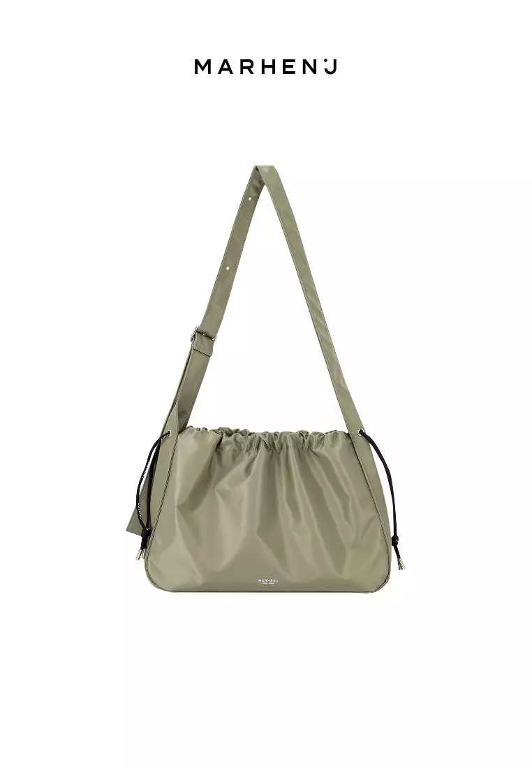 MOA Nylon Crossbody Bag Sage Green