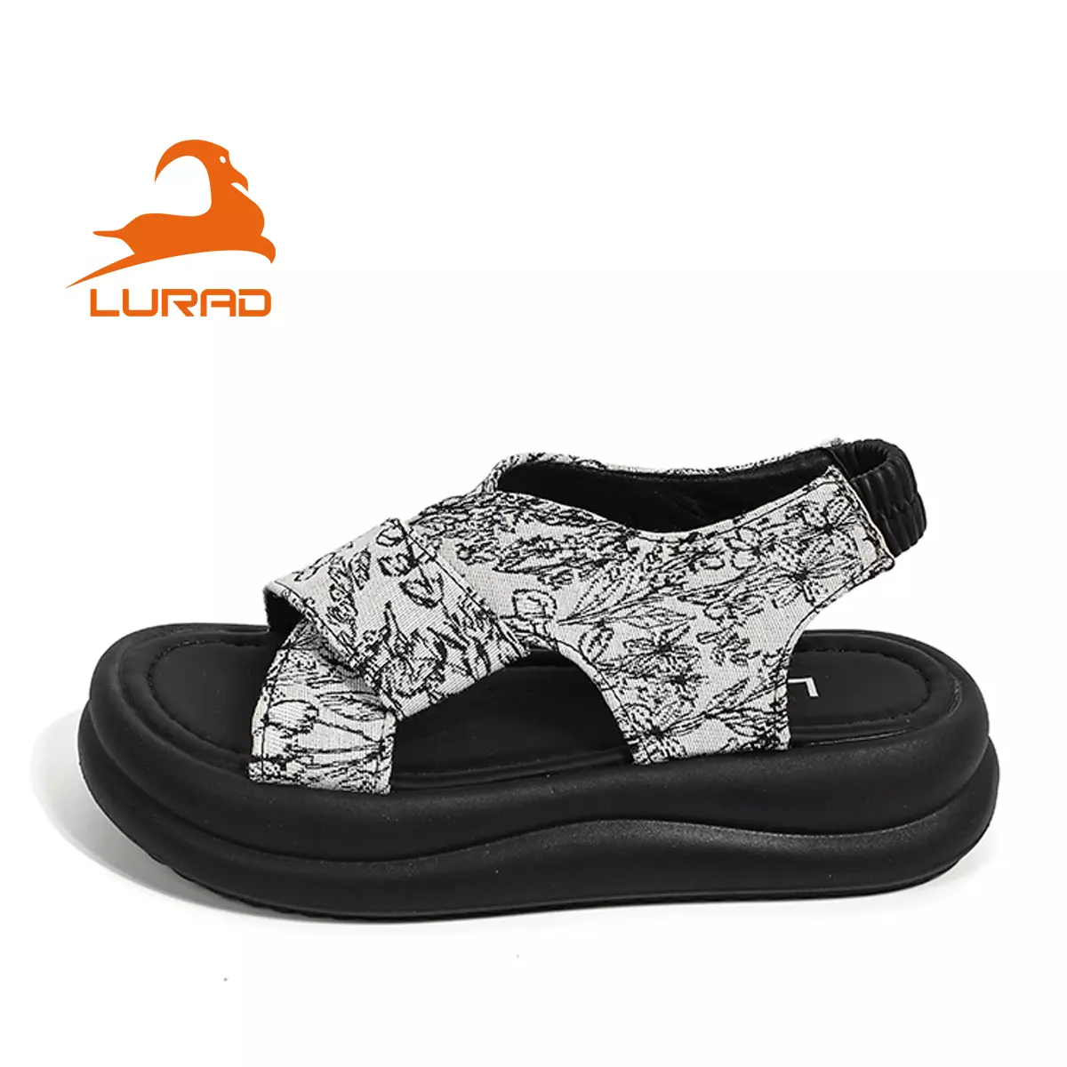 Sandal Flat Wanita Motif Daun Sendal Cewek Daily WL2472