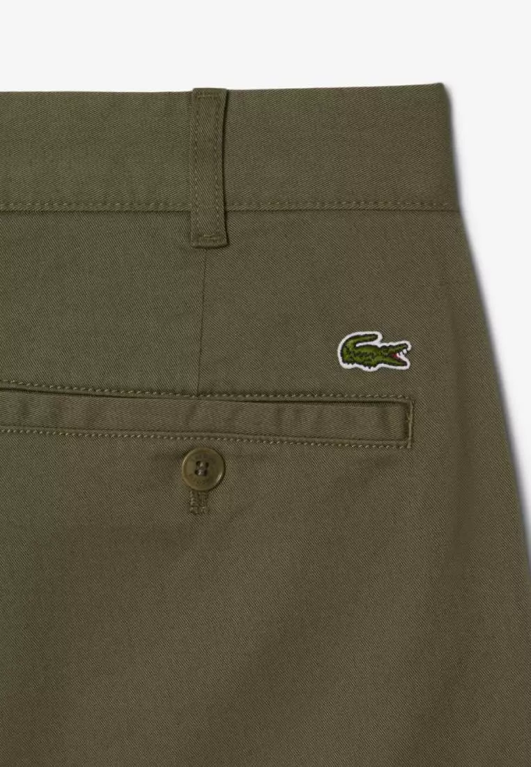 Slim Fit Stretch Cotton Pants