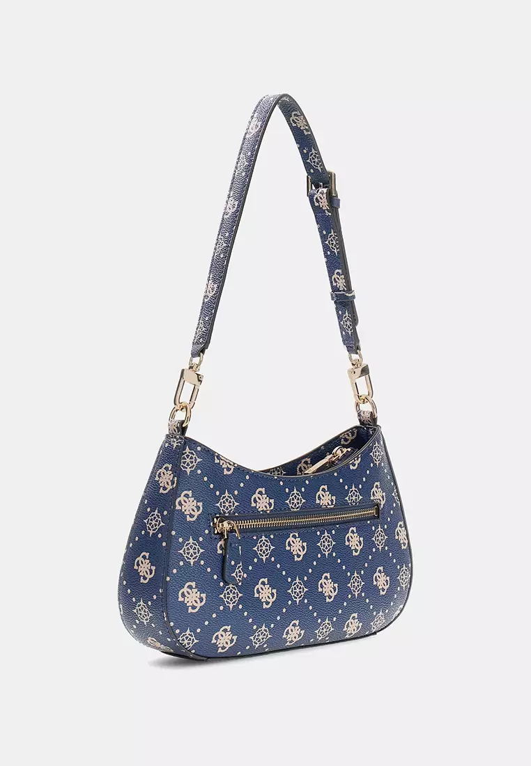 Emelie Logo Top Zip Shoulder Bag