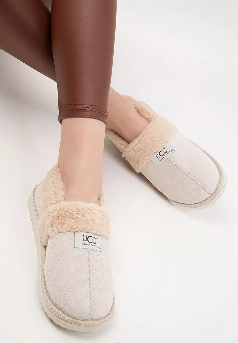 Plush Bedroom Slip Ons