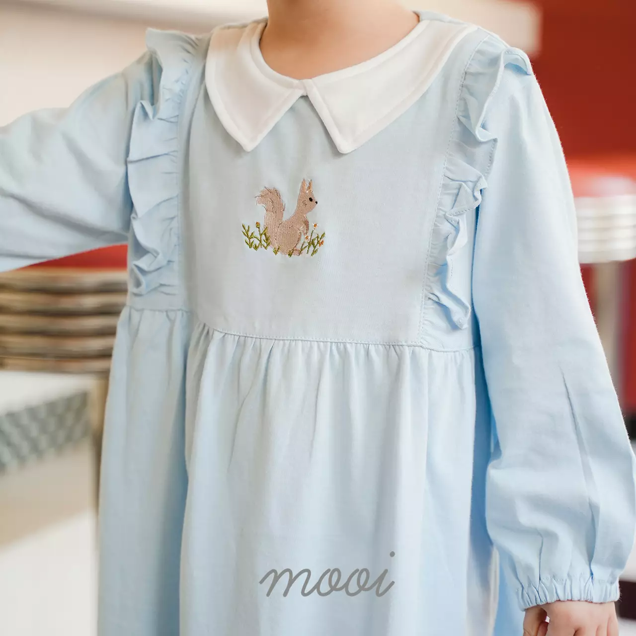 Mooi Dress Anak Perempuan Jisoo Dress - Tea Green