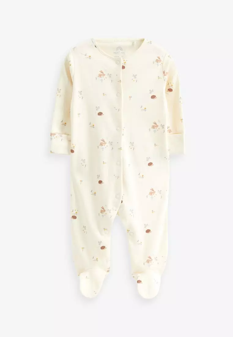Footed Baby Sleepsuit 5 Pack
