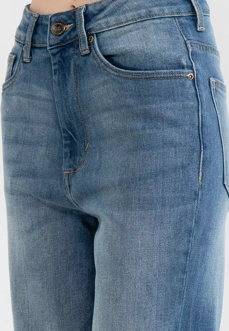 Sugar High Rise Straight Fit Jeans