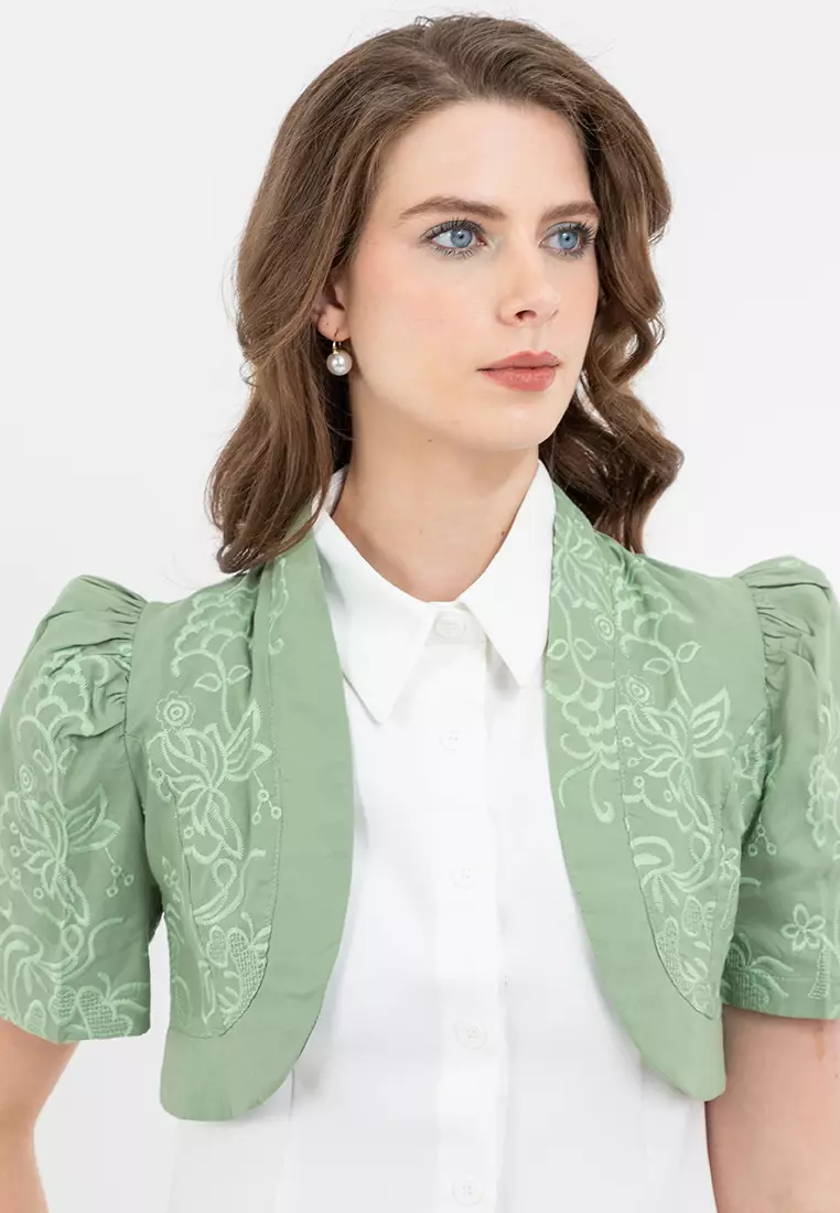 Azali Butterfly Sleeves Filipiniana Bolero