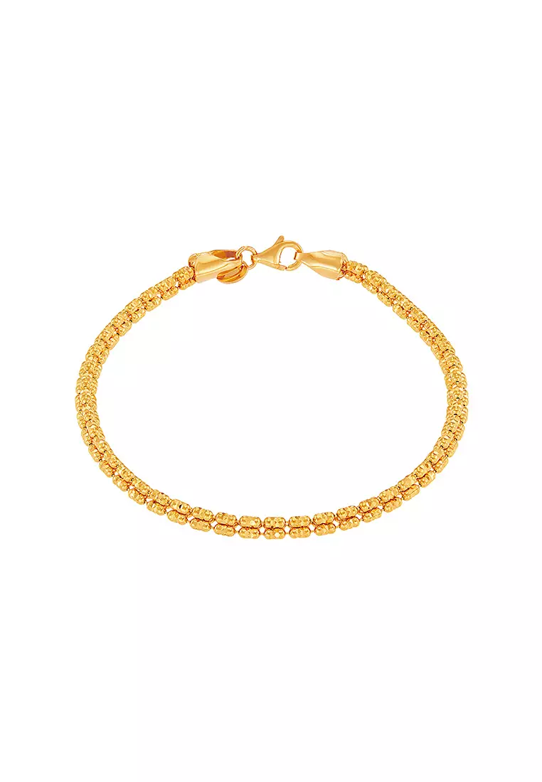 HABIB GRANITA | Oro Italia 916 Yellow Gold Bracelet GW51991125(3Y) (22K Gold)