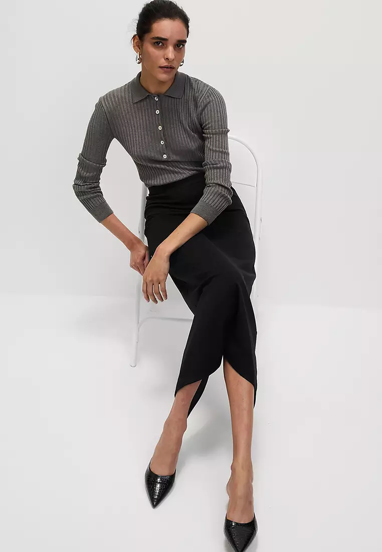 Midi Pencil Skirt