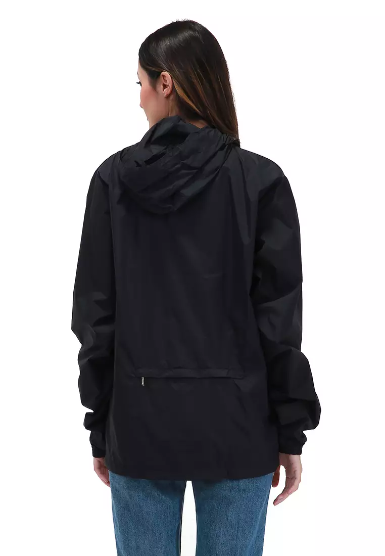 Clover Jaket Olahraga Sepeda Cycling Unisex Jacket Casual Waterproof Material Polyester ORIGINAL - Black