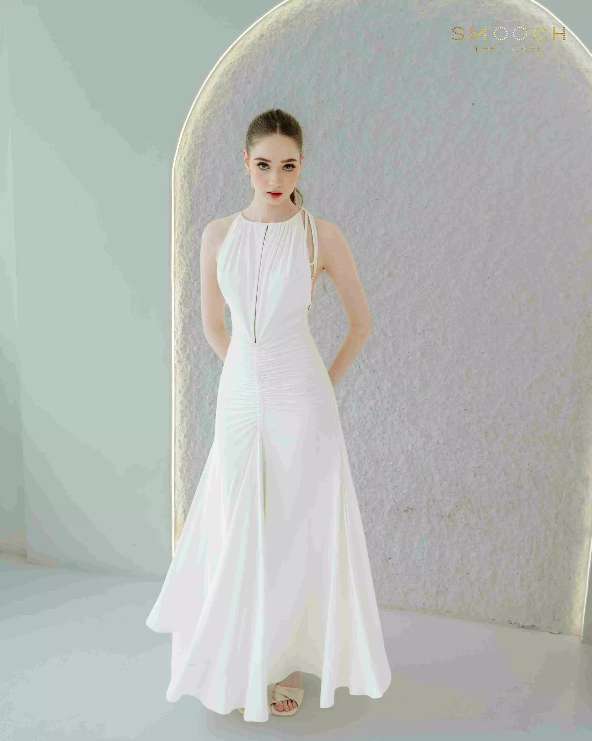Vienna White Maxi Dress