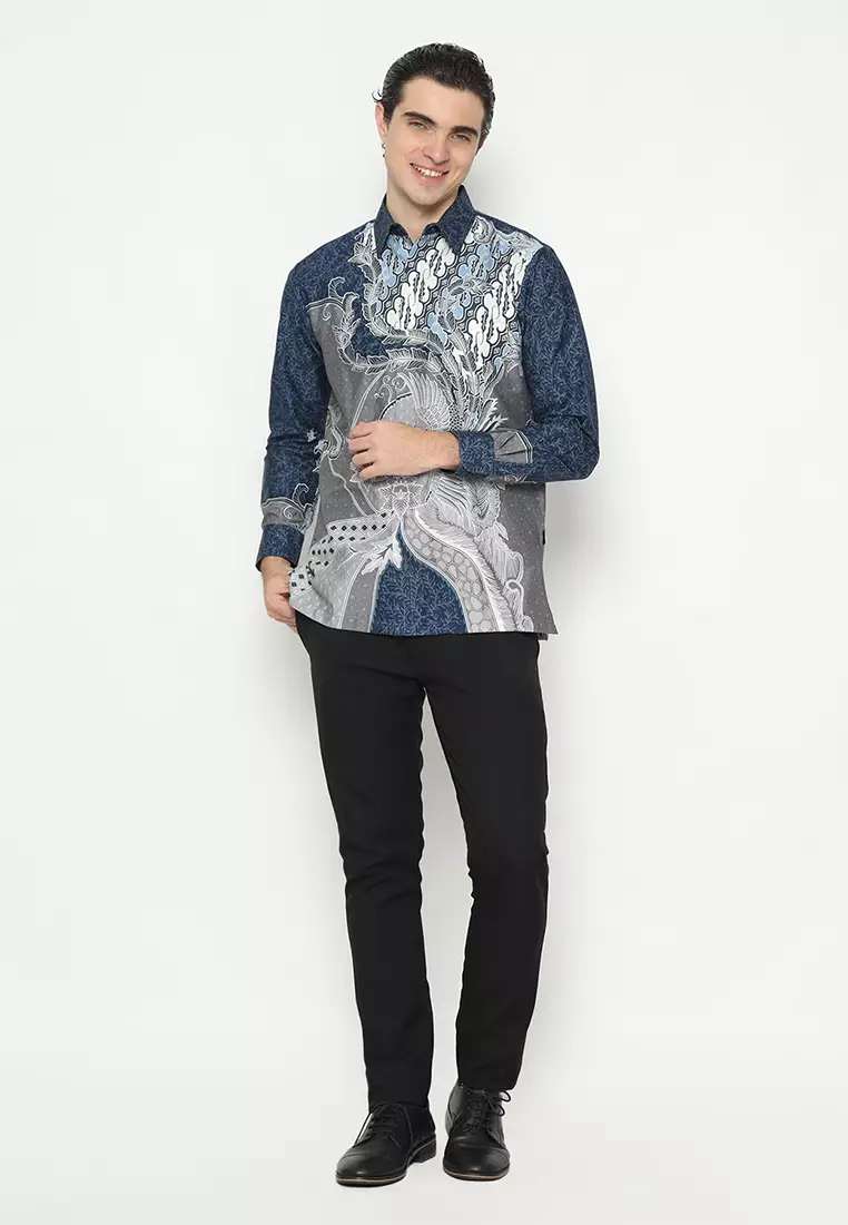 Hadinata Batik Kemeja Panjang Furing Superfine Jaya Jiva