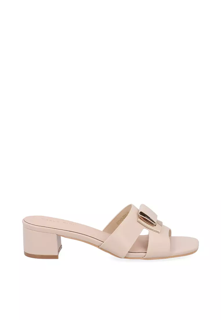 Buy Carlo Rino Beige Kaia Heeled Sandals 2025 Online | ZALORA Philippines