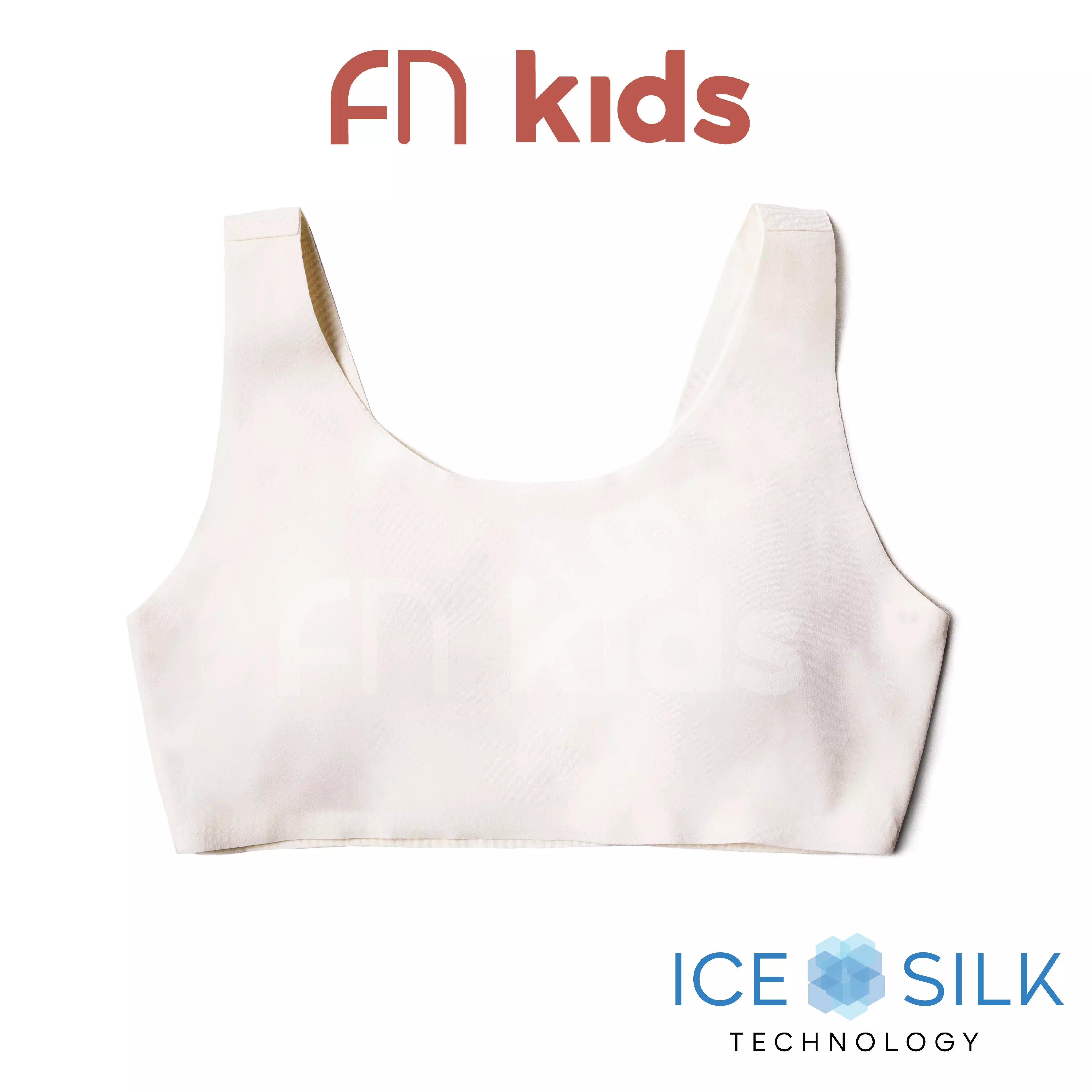 FN Kids Miniset Seamless Anak Perempuan Ice Silk 1 pcs NKM 3440 - Putih