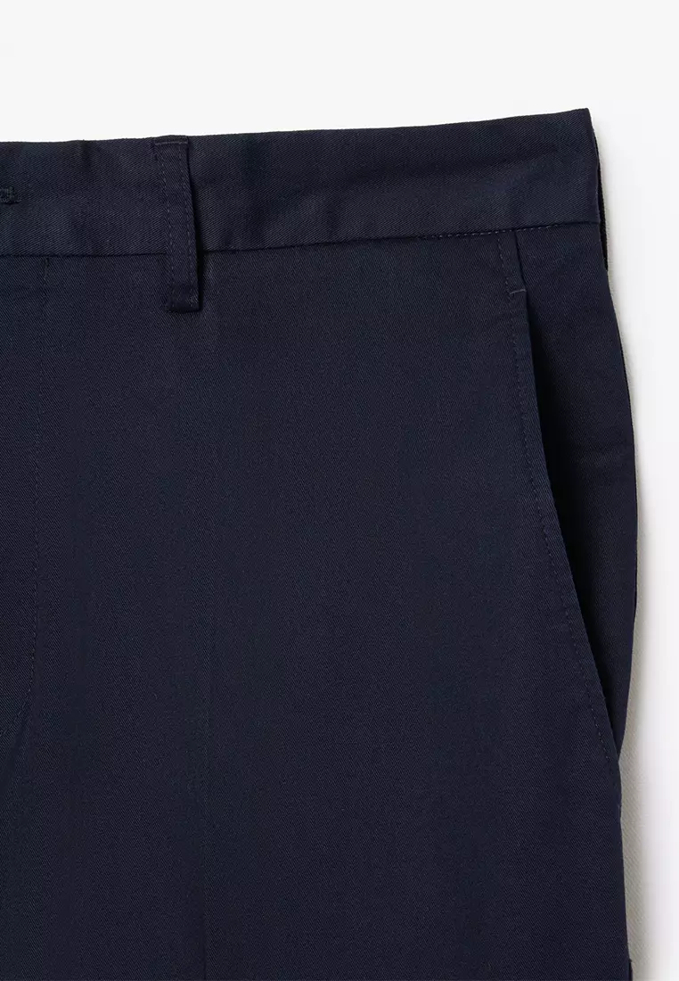 Tapered Leg Cotton Chinos