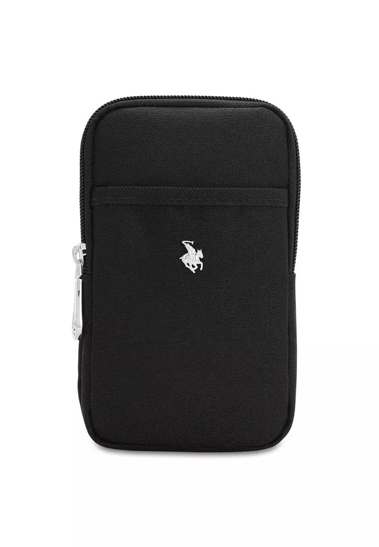 Travel Zip Pouch / Belt Bag - Black