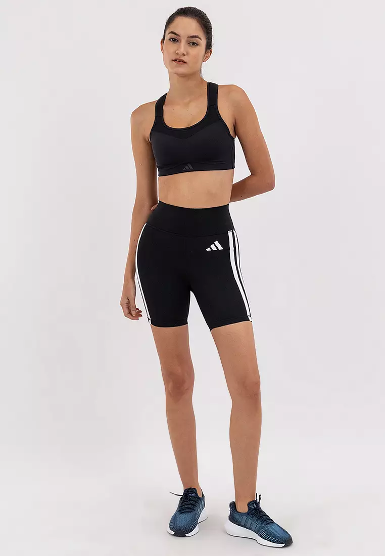 Optime Essentials 3-Stripes Short Leggings