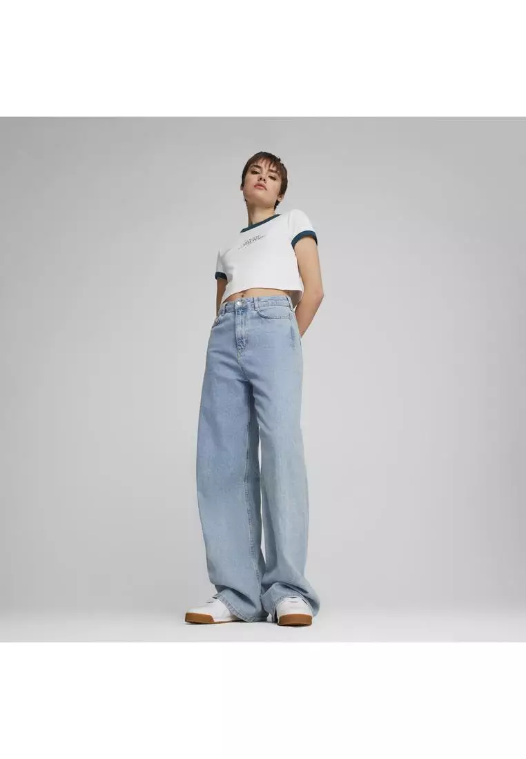 Downtown Graphic Baby Tee Women