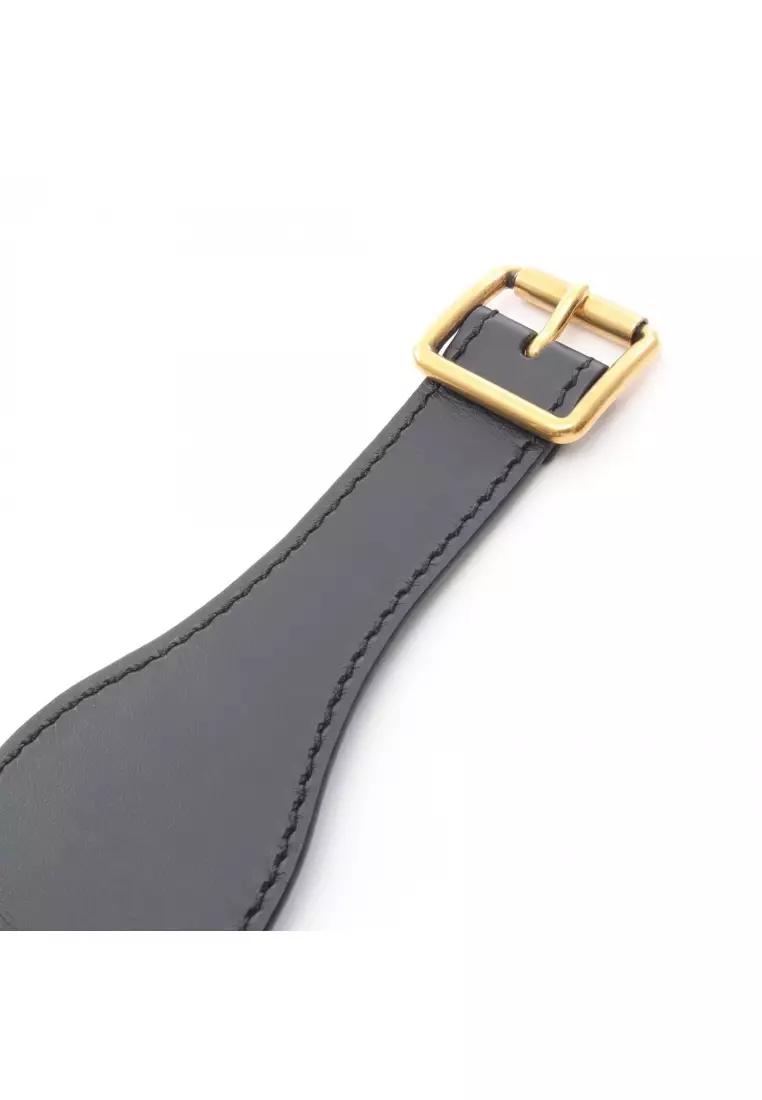 CHRISTIAN DIOR Pre-Loved Christian Dior embroidery belt canvas