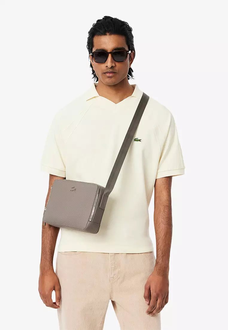 Chantaco Piqué Leather Reporter Bag