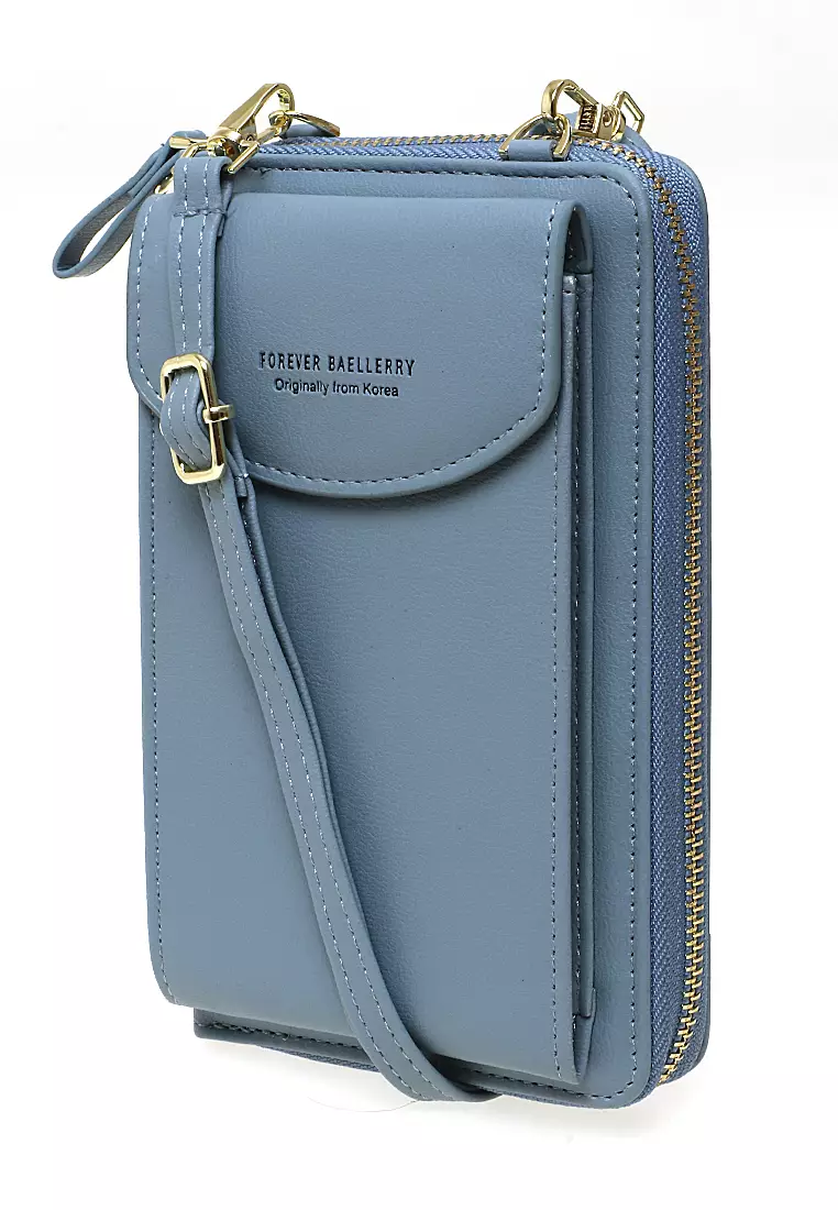 Tas Selempang Wanita Dompet Multifungsi Many Slot Material Kulit Leather ORIGINAL