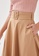 Love, Bonito brown Shanikah Belted Linen Midi Skirt C5EEEAA1CCF238GS_4