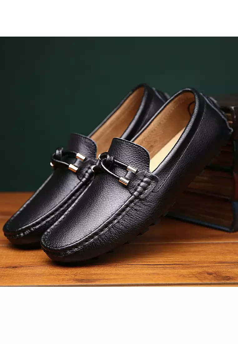Leather Knot Loafers & Boat Shoes YY9088