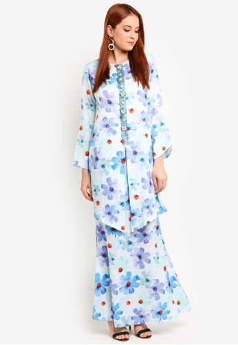 Kurung Flora from Amin jauhary in Green
