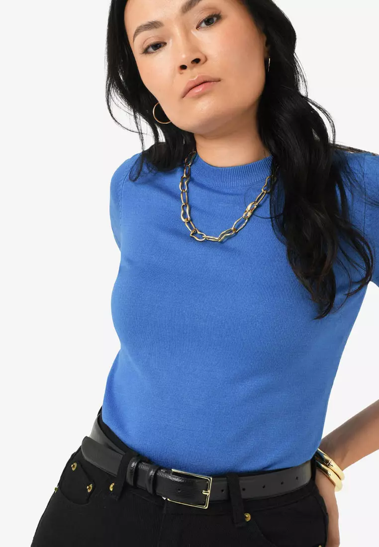 Catherine Short Sleeve Knit