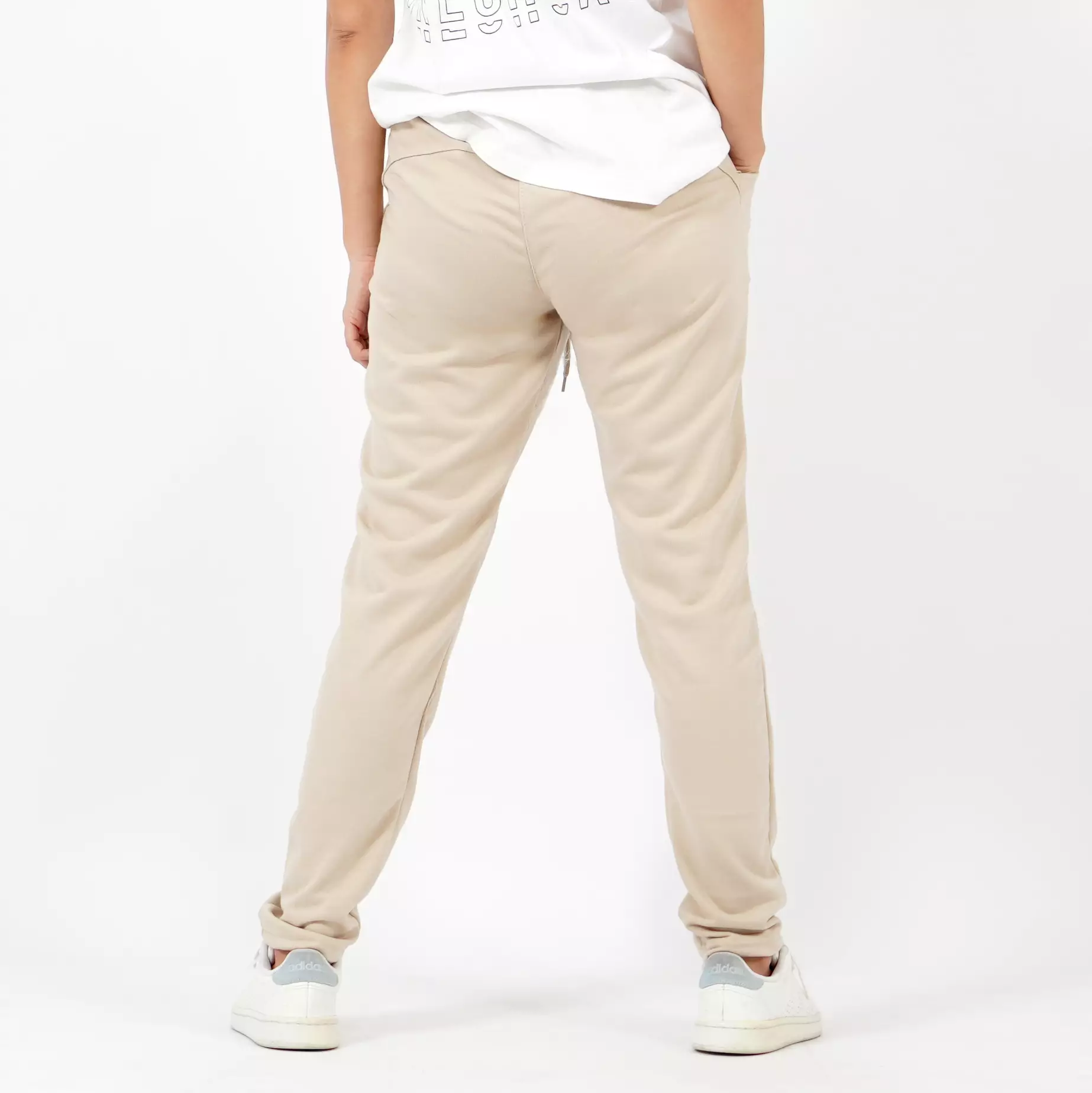  MICHAEL Training Pants Pria Celana Panjang Pria Celana Panjang Slim Fit - KREM