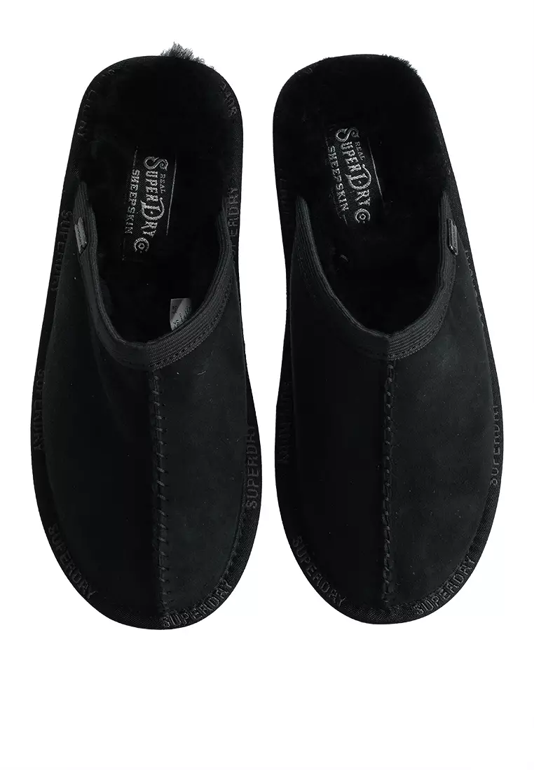 Suede Mule Slippers