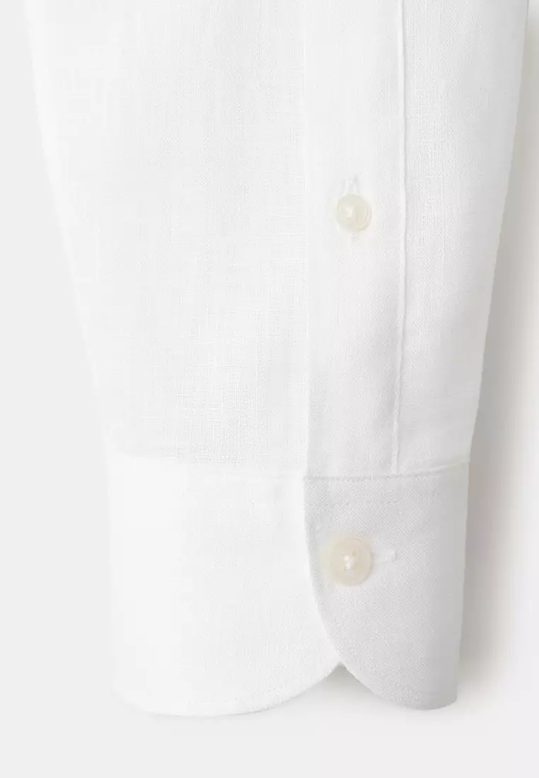 100% Linen Slim-Fit Shirt