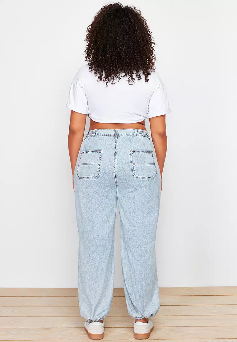 Denim Jeans with Stopper Detail