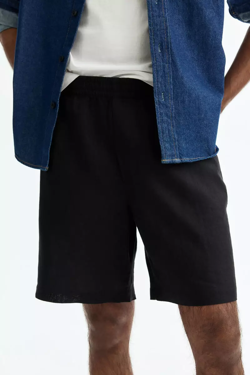 Relaxed Fit Linen shorts