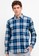 SHARKS blue Checked Long-Sleeves Shirt CF798AA8301CE7GS_1