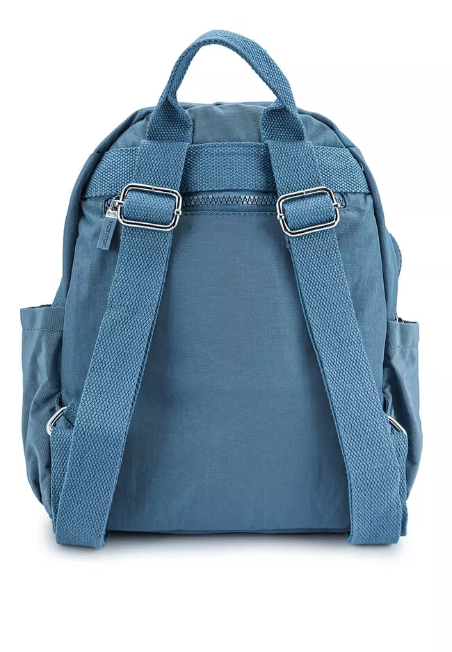 Crinkled Nylon Small Backpack