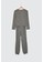 Trendyol grey Double-breasted Knitted Pajama Set 4743DAA428D312GS_5