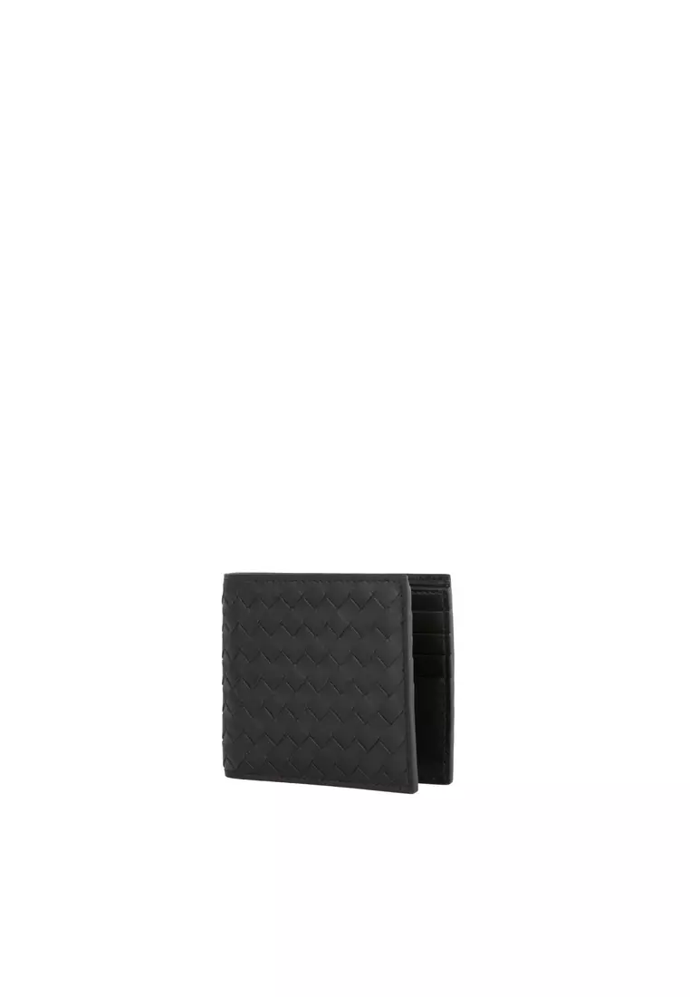 Bottega Veneta® Men's Intrecciato Bi-Fold Wallet With Coin