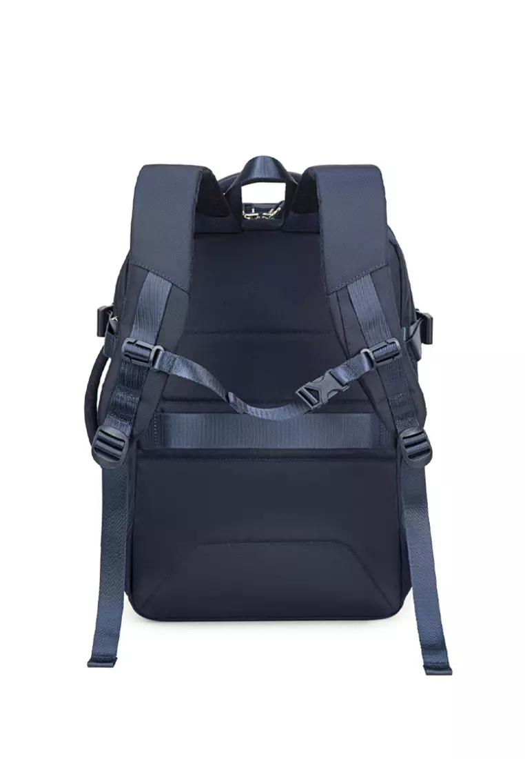 Waterproof Expandable 3 Zipper Suitcase with USB Port Large Backpack for Women