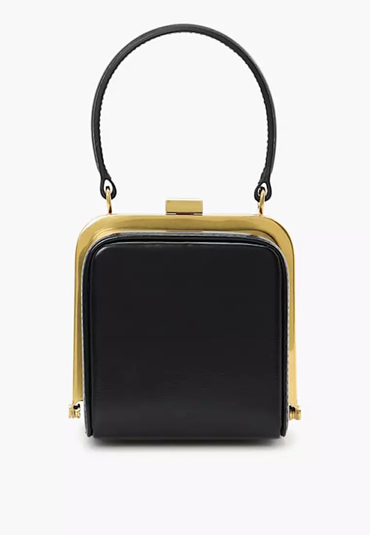 Buy agnès b. Leather Mini Top-Handle Bag Online | ZALORA Malaysia