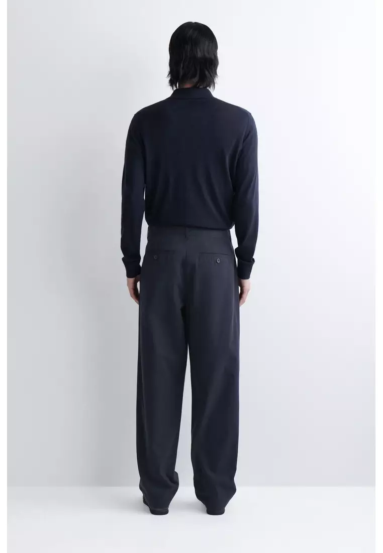 COTTON REGULAR-FIT STRAIGHT-LEG CHINOS