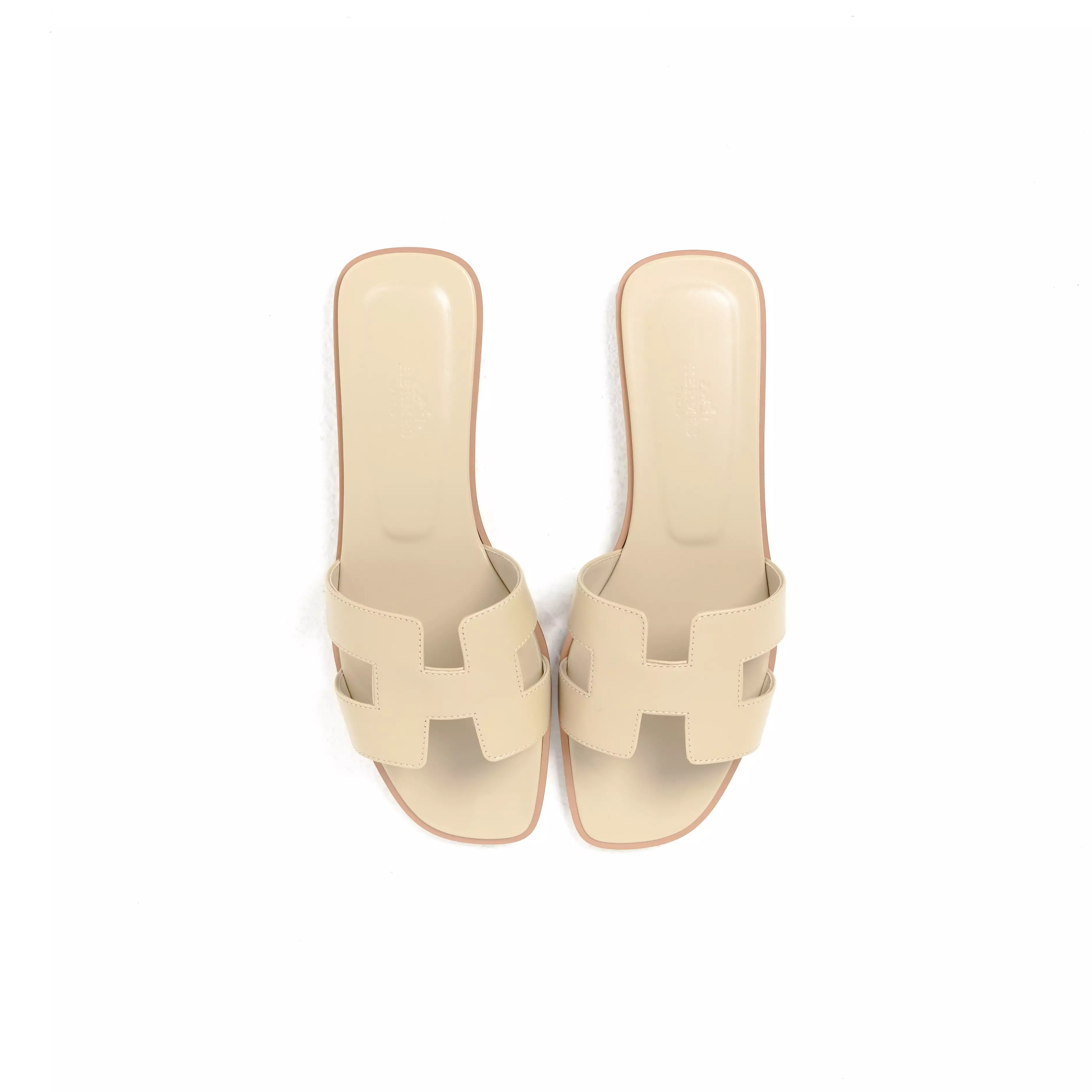 Sandal HERMES ORAN BEIGE SANDAL 100% ORIGINAL