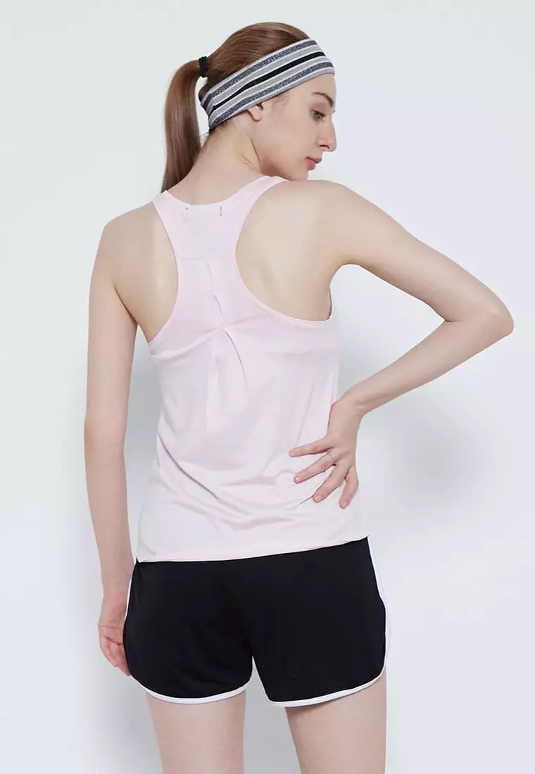 LSC03 YBC yoga sleeveless polos Td Active light pink
