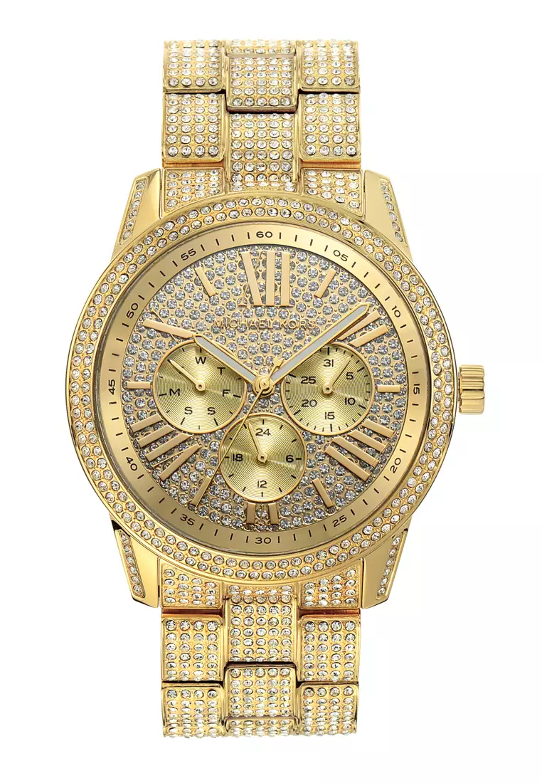 Michael kors watch real gold on sale