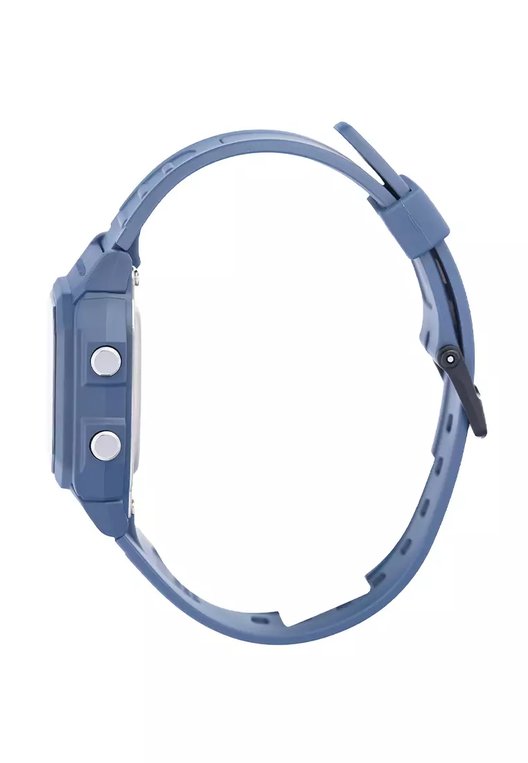 Jam Tangan Digital Pria Casio W-800H-2AV Blue Resin Strap