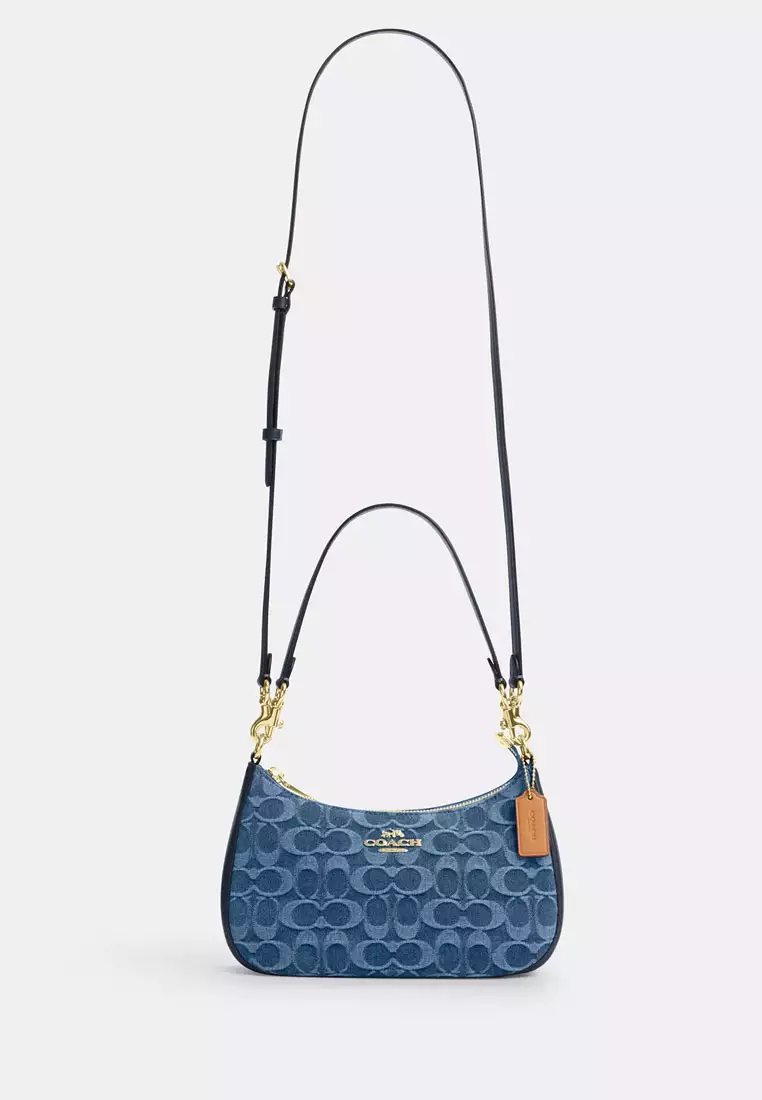 Teri Shoulder Bag In Signature Denim