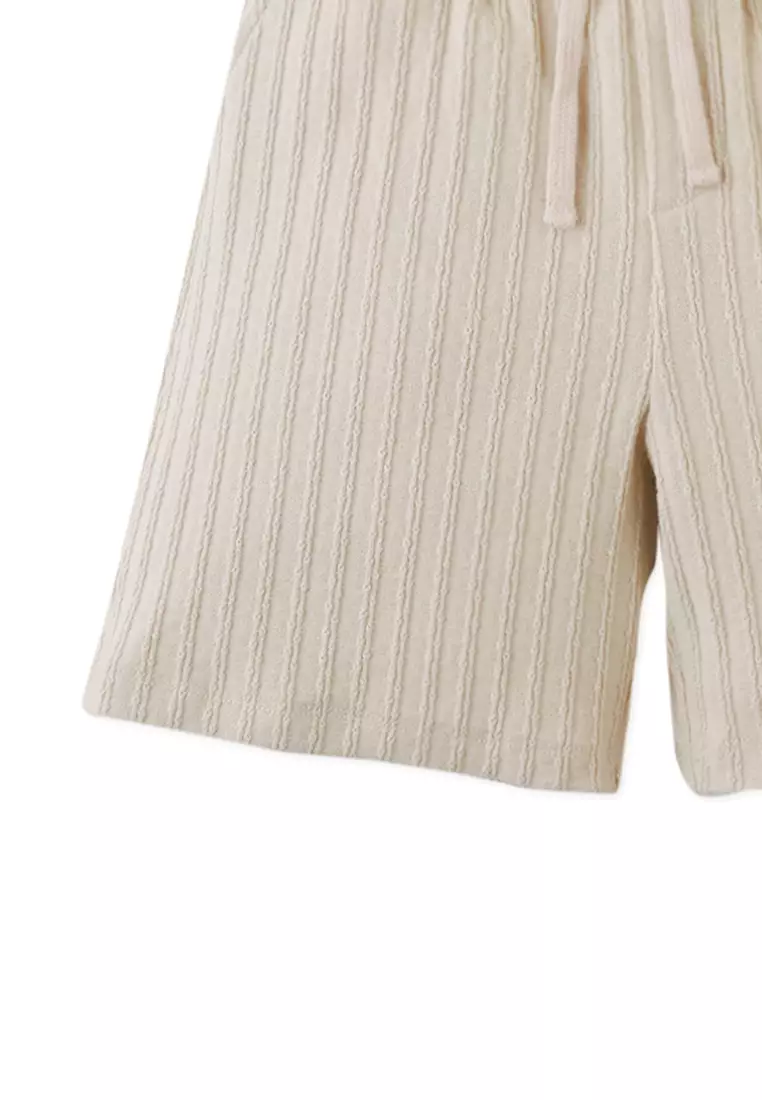 Daryl Cable Knit Drawstring Shorts